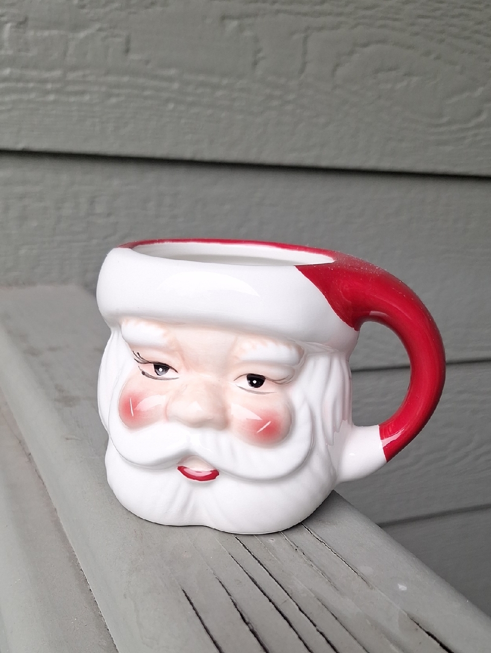 NWT Pottery Barn Single Santa Facw Mug